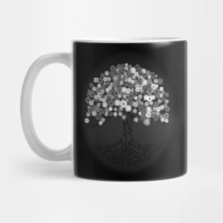 Tree of Souls: a Patterned Spirograph Collage Mug